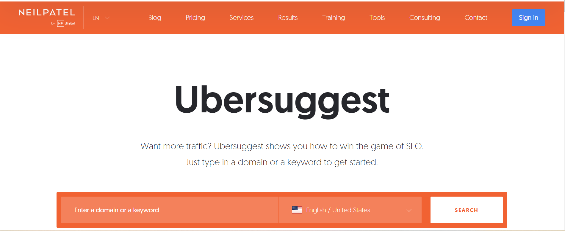 Ubersuggest 